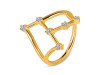 Cancer Zodiac Star Constellation With Cubic Zirconia Ring CUZ-RDR-2043.