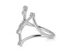 Cancer Zodiac Star Constellation With Cubic Zirconia Ring CUZ-RDR-2043.