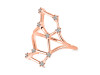 Virgo Zodiac Star Constellation With Cubic Zirconia Ring CUZ-RDR-2044.