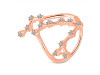 Pisces Zodiac Star Constellation With Cubic Zirconia Ring CUZ-RDR-2045.