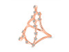 Pisces Zodiac Star Constellation With Cubic Zirconia Ring CUZ-RDR-2045.