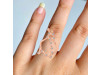 Pisces Zodiac Star Constellation With Cubic Zirconia Ring CUZ-RDR-2045.