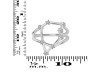 Capricorn Zodiac Star Constellation With Cubic Zirconia Ring CUZ-RDR-2047.