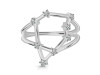 Capricorn Zodiac Star Constellation With Cubic Zirconia Ring CUZ-RDR-2047.