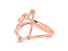 Capricorn Zodiac Star Constellation With Cubic Zirconia Ring CUZ-RDR-2047.
