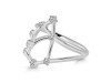 Capricorn Zodiac Star Constellation With Cubic Zirconia Ring CUZ-RDR-2047.