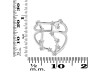 Libra Zodiac Star Constellation With Cubic Zirconia Ring CUZ-RDR-2049.