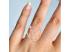 Libra Zodiac Star Constellation With Cubic Zirconia Ring CUZ-RDR-2049.