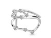 Aries Zodiac Star Constellation With Cubic Zirconia Ring CUZ-RDR-2050.