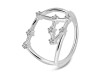 Aries Zodiac Star Constellation With Cubic Zirconia Ring CUZ-RDR-2050.