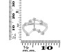 Taurus Zodiac Star Constellation With Cubic Zirconia Ring CUZ-RDR-2051.