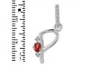 Garnet & White Topaz Alphabet P Pendant GAR-RDA-42.