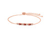 Garnet & White Topaz Bracelet GAR-RDB-139.