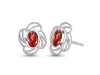 Garnet Stud Earring GAR-RDE-14.