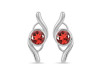 Garnet Stud Earring GAR-RDE-2.