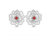 Garnet Stud Earring GAR-RDE-60.