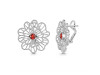 Garnet Stud Earring GAR-RDE-60.