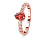 Garnet & White Topaz Ring GAR-RR-419D.