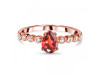 Garnet & White Topaz Ring GAR-RR-419D.