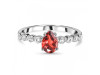 Garnet & White Topaz Ring GAR-RR-419D.