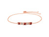 Garnet & White Topaz Bracelet GAR-RDB-147.