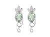 Green Amethyst Stud Earring GRA-RDE-5.