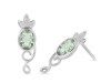 Green Amethyst Stud Earring GRA-RDE-5.
