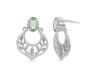 Green Amethyst Stud Earring GRA-RDE-51.
