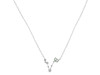 Pisces Zodiac Star Constellation Green Amethyst & White Topaz Necklace GRA-RDN-387.