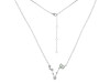 Pisces Zodiac Star Constellation Green Amethyst & White Topaz Necklace GRA-RDN-387.