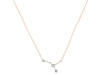 cancer Zodiac Star Constellation Green Amethyst & White Topaz Necklace GRA-RDN-486.