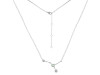 cancer Zodiac Star Constellation Green Amethyst & White Topaz Necklace GRA-RDN-486.