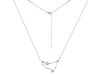 Capricorn Zodiac Star Constellation Green Amethyst & White Topaz Necklace GRA-RDN-489.