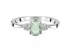 Green Amethyst & White Topaz Ring GRA-RR-335.