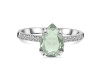 Green Amethyst & White Topaz Ring GRA-RR-344A.