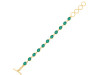 Green Onyx Bracelet GRO-RDB-114-CUT.