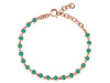 Green Onyx Bracelet GRO-RDB-116-CUT.