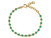 Green Onyx Bracelet GRO-RDB-116-CUT.