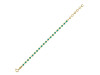 Green Onyx Bracelet GRO-RDB-116-CUT.