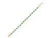 Green Onyx Bracelet GRO-RDB-117-CUT.
