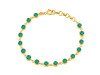 Green Onyx Bracelet GRO-RDB-118-CUT.
