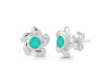 Green Onyx Stud Earring GRO-RDE-1.