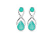 Green Onyx Stud Earring GRO-RDE-10.