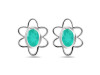 Green Onyx Stud Earring GRO-RDE-12.