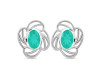 Green Onyx Stud Earring GRO-RDE-14.
