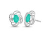 Green Onyx Stud Earring GRO-RDE-14.
