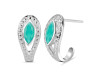 Green Onyx Stud Earring GRO-RDE-17.