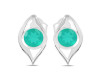 Green Onyx Stud Earring GRO-RDE-21.