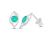 Green Onyx Stud Earring GRO-RDE-21.