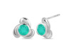 Green Onyx Stud Earring GRO-RDE-3.